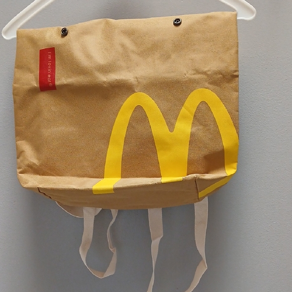 McDonald's Beige and Yellow Canvas Bag - Picture 1 of 5